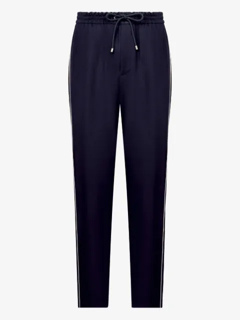 LOEWE drawstring side-stripe trousers