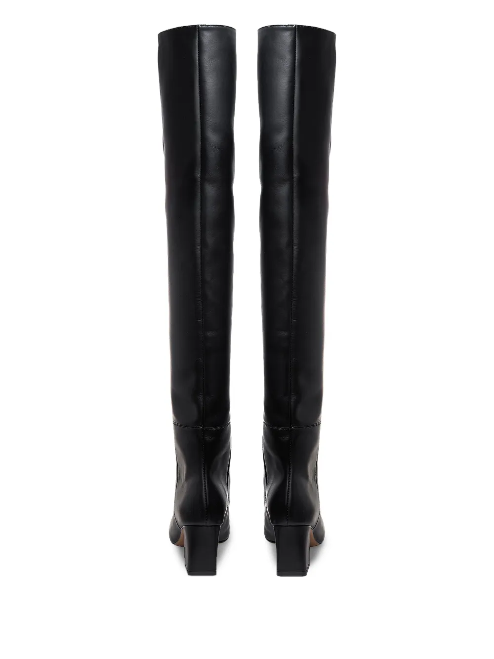  Ginissima 65mm Leather Boots - Black 