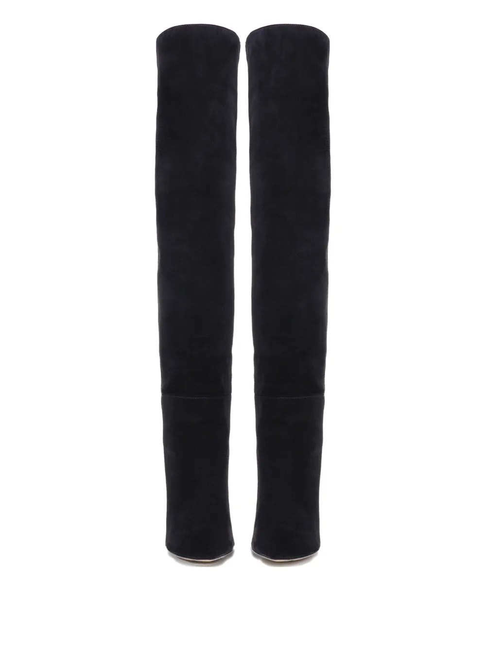 Ginissima 95mm Suede Boots In Black