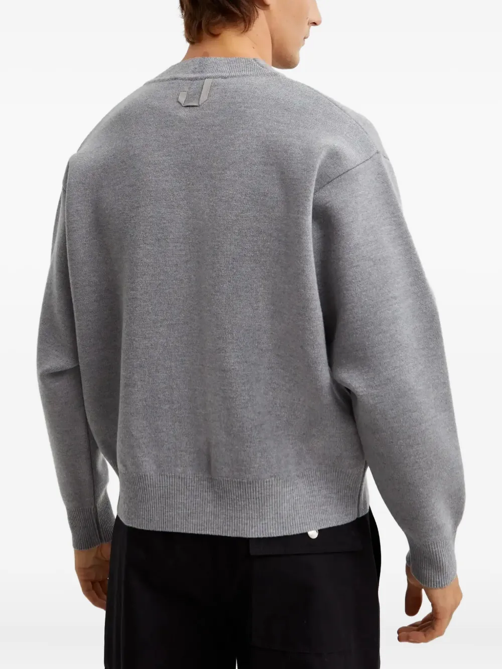 Jacquemus Le Boutonné Cardigan In Gray