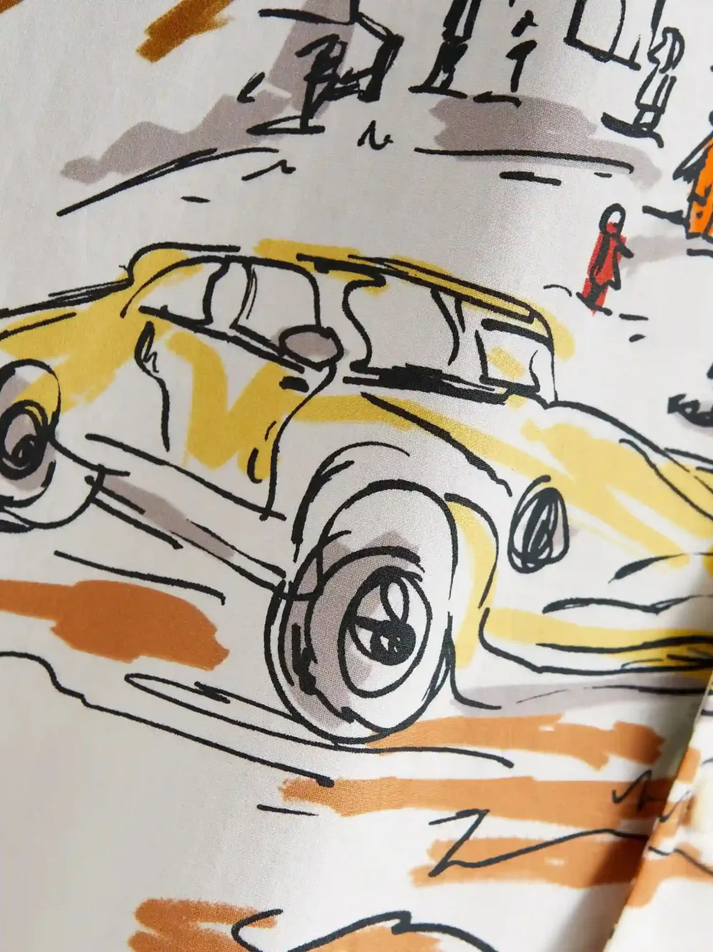 Jacquemus capri cars short-sleeve shirt Wit