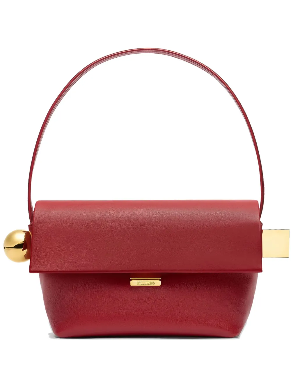 Jacquemus O Rond Carré Shoulder Bag In Red