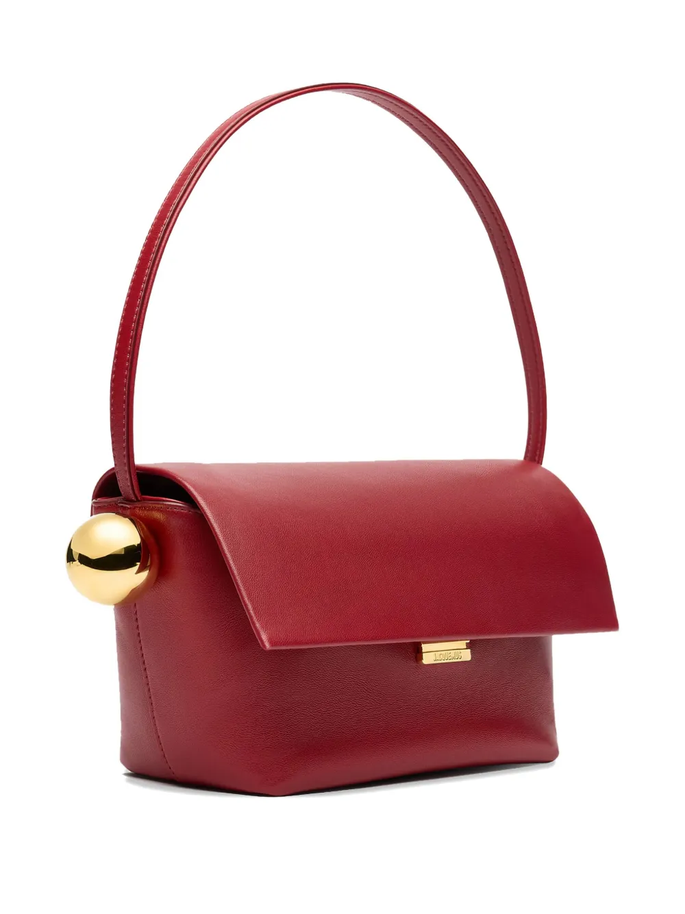 Jacquemus O Rond Carré Shoulder Bag In Red