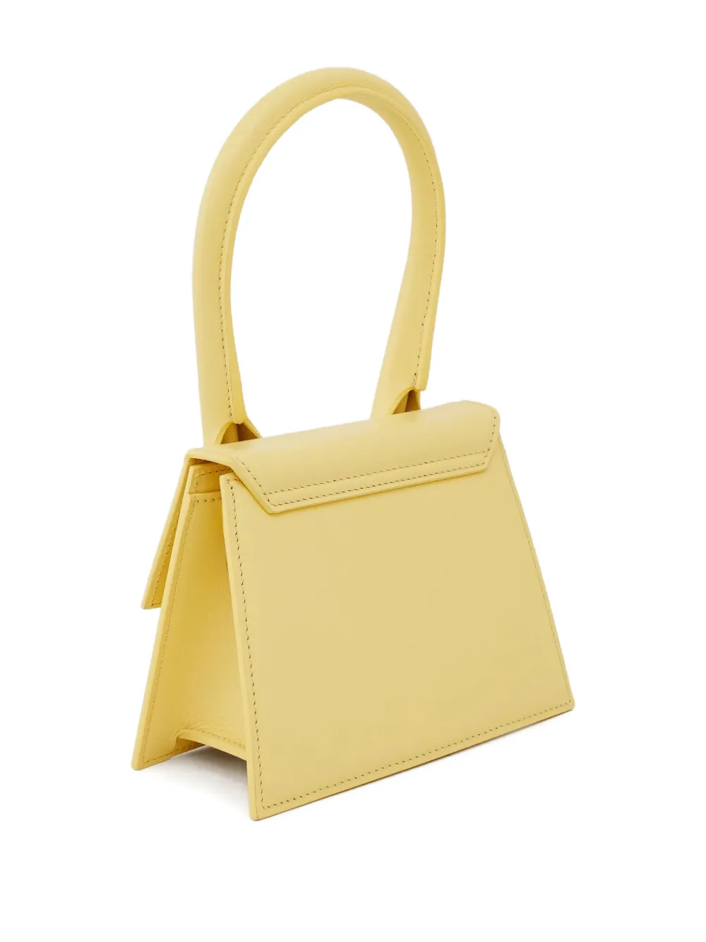 Jacquemus Medium Le Chiquito Tote Bag In Yellow