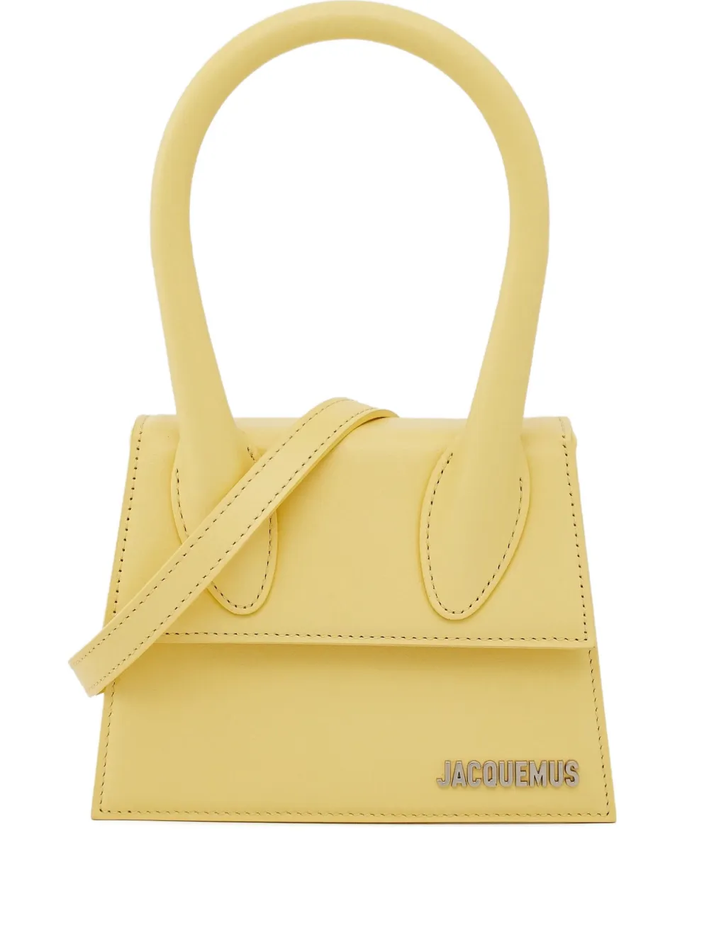 Jacquemus medium Le Chiquito tote bag - イエロー Jacquemus medium Le Chiquito tote bag - イエロー