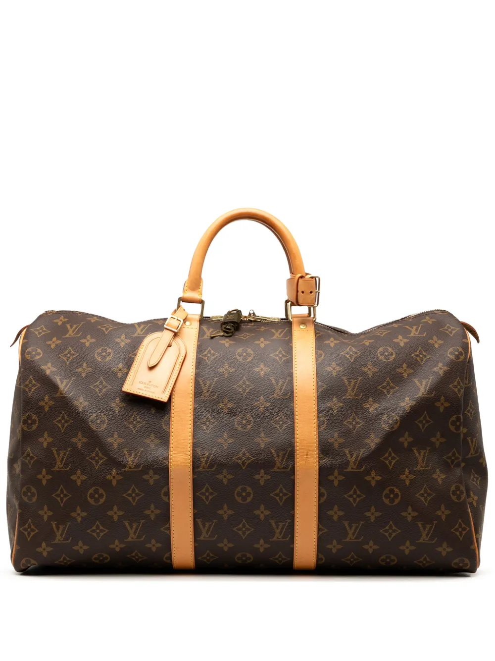 Louis Vuitton Pre-Owned 2001 Monogram Keepall 50 travel bag - Braun