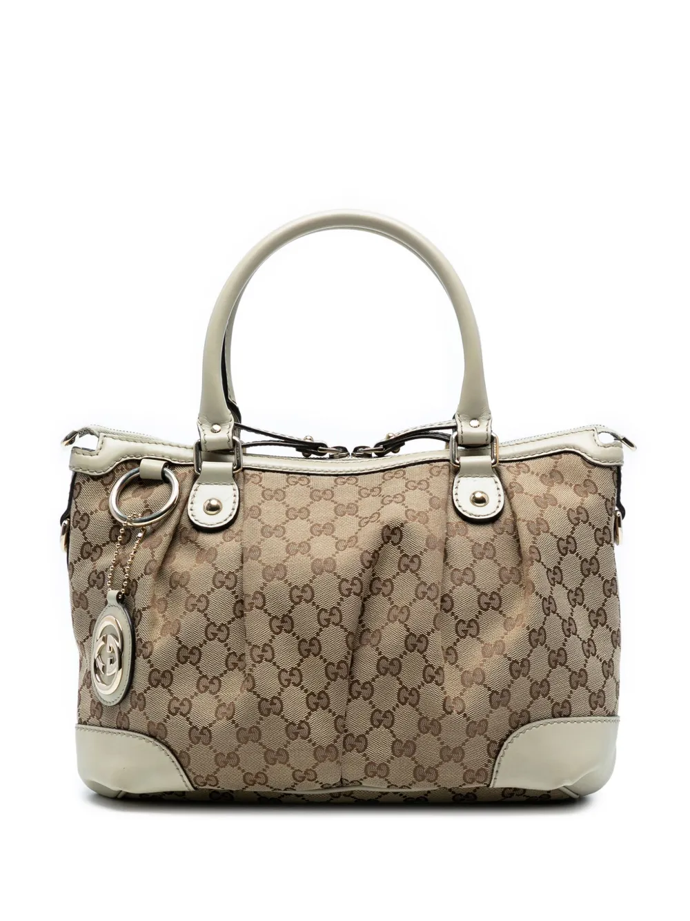 Gucci Pre-Owned 2016-2025 GG Canvas Sukey satchel - ブラウン Gucci Pre-Owned 2016-2025 GG Canvas Sukey satchel - ブラウン