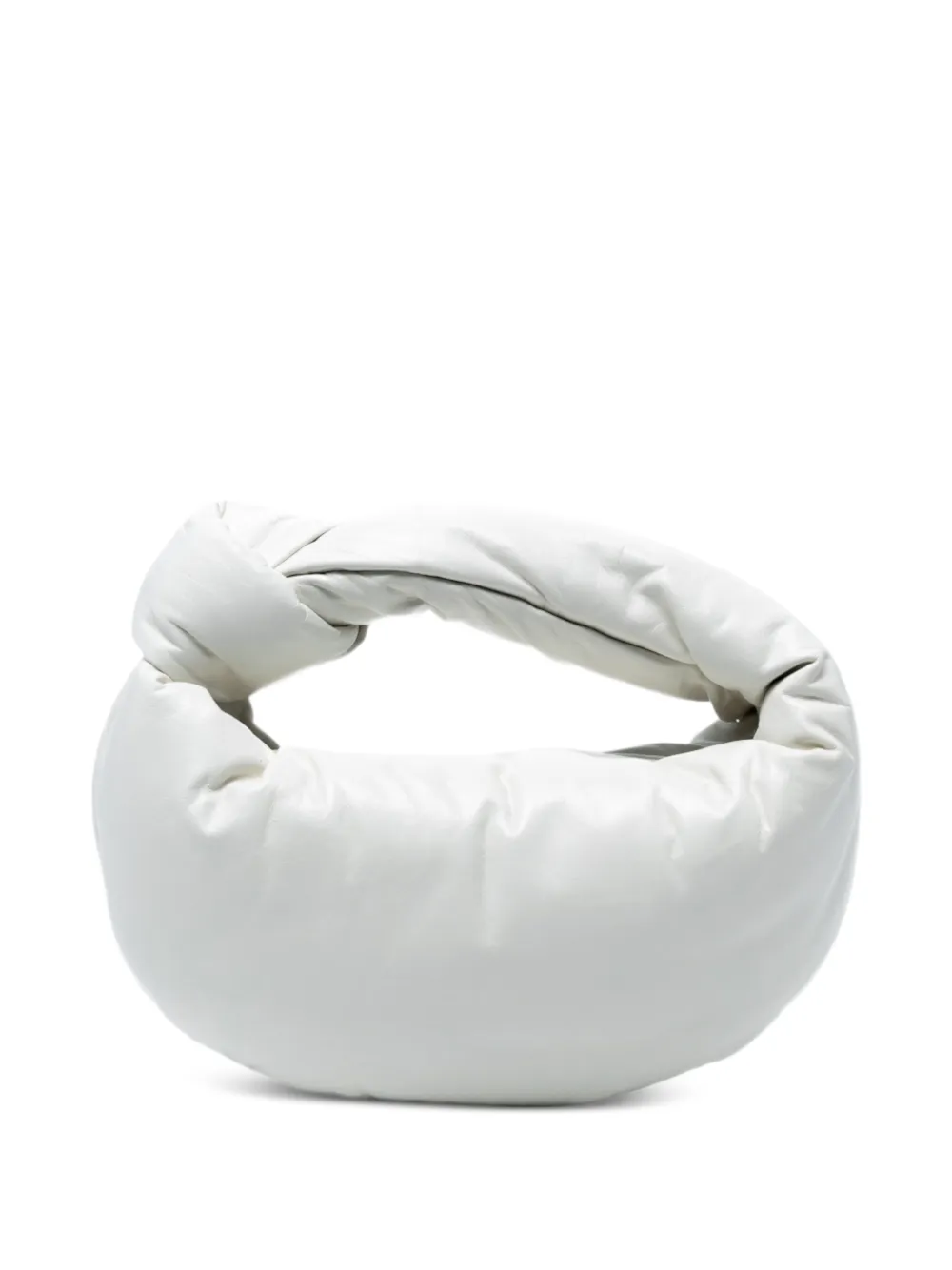 Bottega Veneta Pre-Owned Borsa passepartout Puffy Jodie mini in nappa 2012-2025 - Bianco