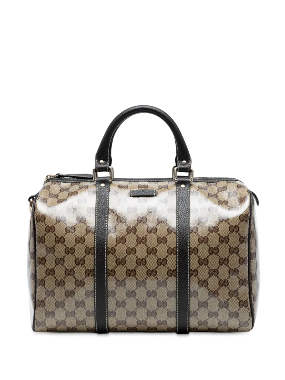 Gucci Pre-Owned 2016-2025 Medium GG Crystal Joy boston bag - ブラウン Gucci Pre-Owned 2016-2025 Medium GG Crystal Joy boston bag - ブラウン