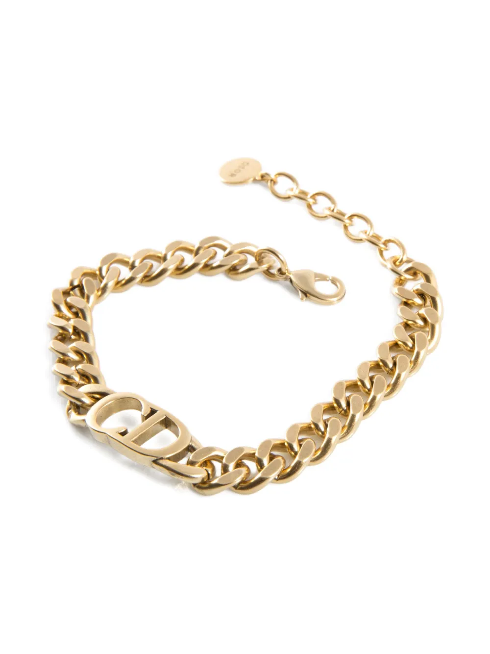 Pre-owned Dior 2000s Chain Bracelet In Gold