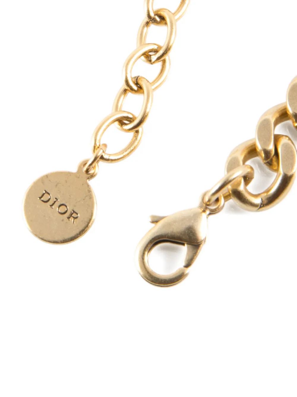 Pre-owned Dior 2000s Chain Bracelet In Gold