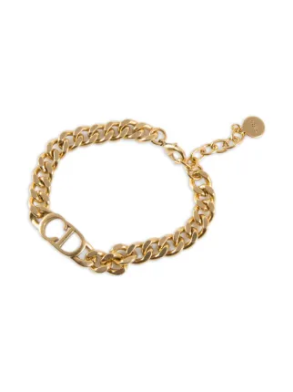 Christian Dior Pre-Owned 2000s Chain Bracelet | Gold | FARFETCH