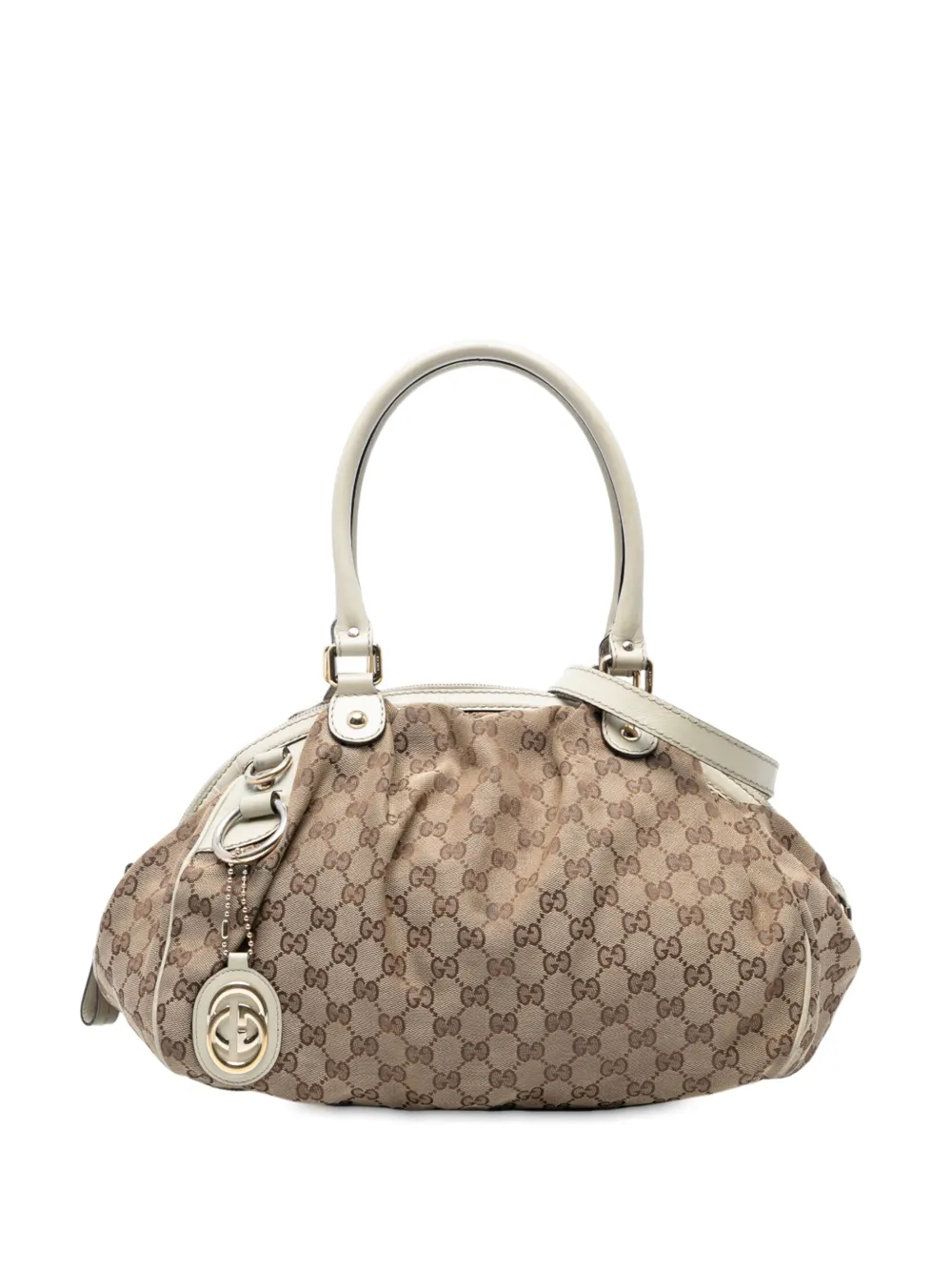 Gucci Pre-Owned 2016-2025 GG Canvas Sukey satchel - ブラウン Gucci Pre-Owned 2016-2025 GG Canvas Sukey satchel - ブラウン