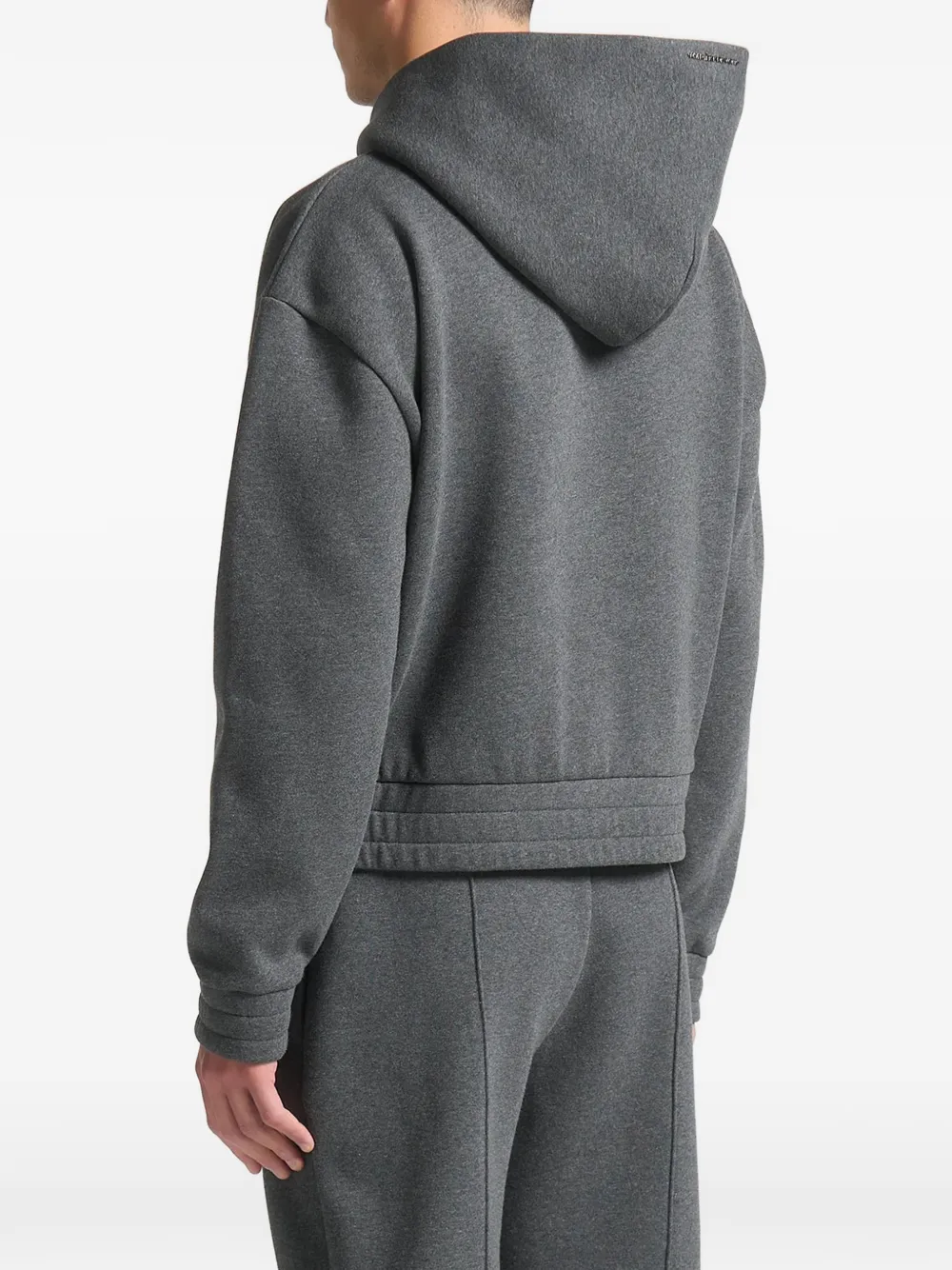 Manière De Voir Gérard kangaroo-pocket hoodie Grijs