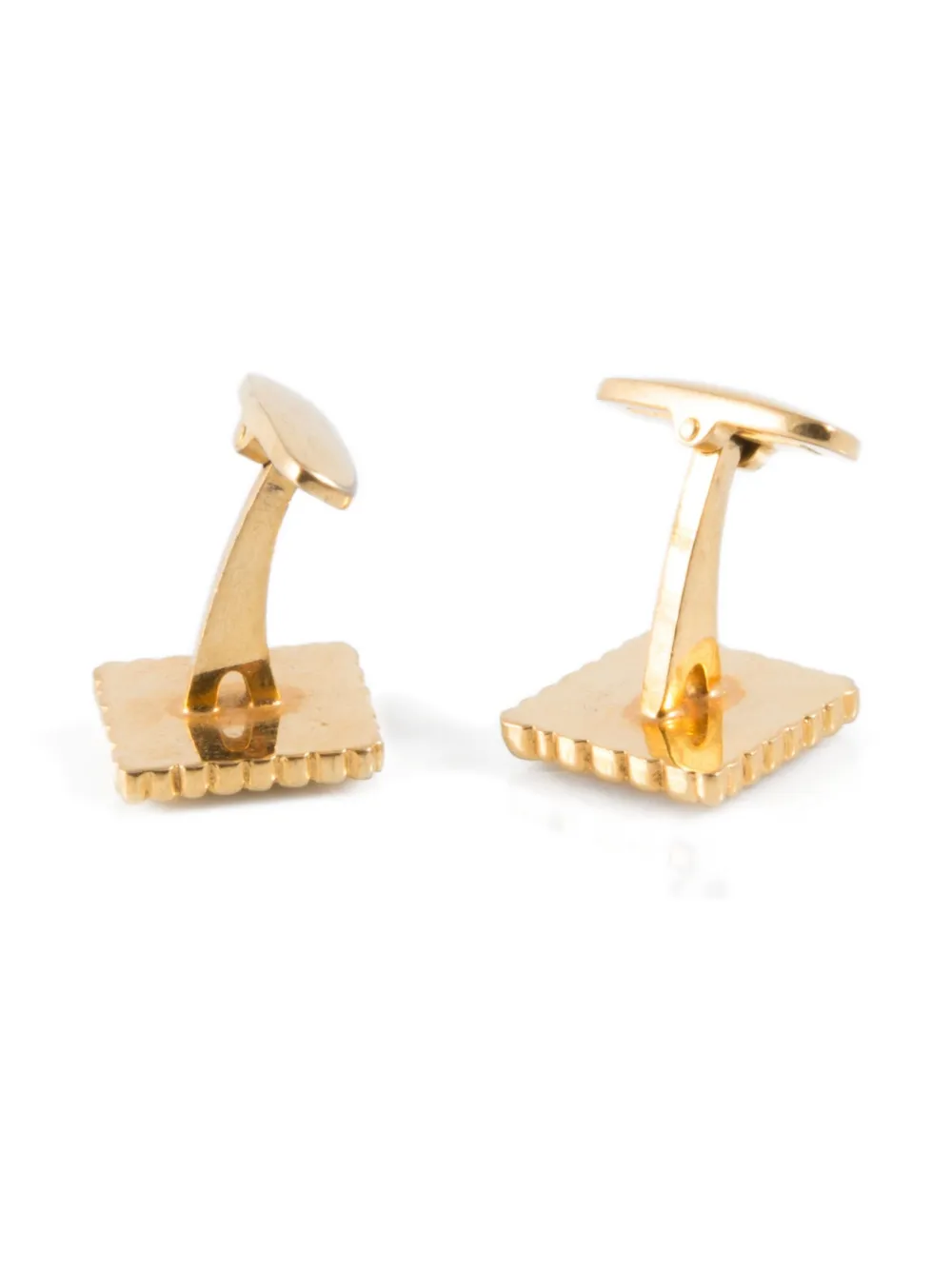 Saint Laurent Pre-Owned 1990s square cuff-links | Men | Image 2