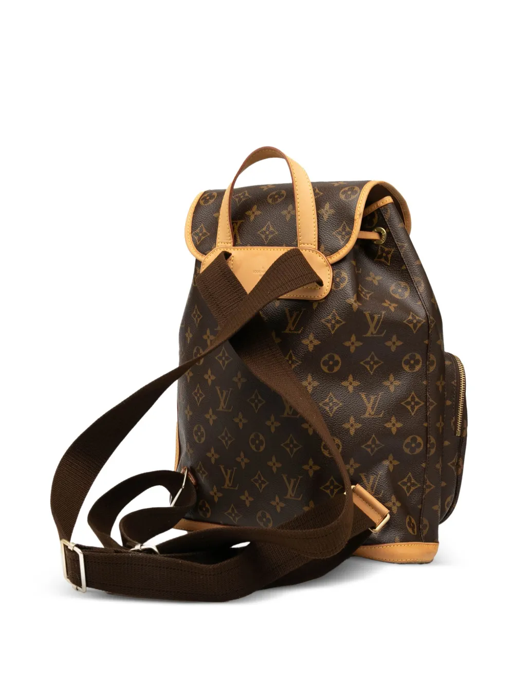 Pre-owned Louis Vuitton 2009 Monogram Sac A Dos Bosphore Backpack In Brown