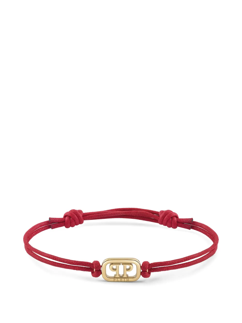 Philipp Plein Plein Lettering Friendship bracelet - Oro
