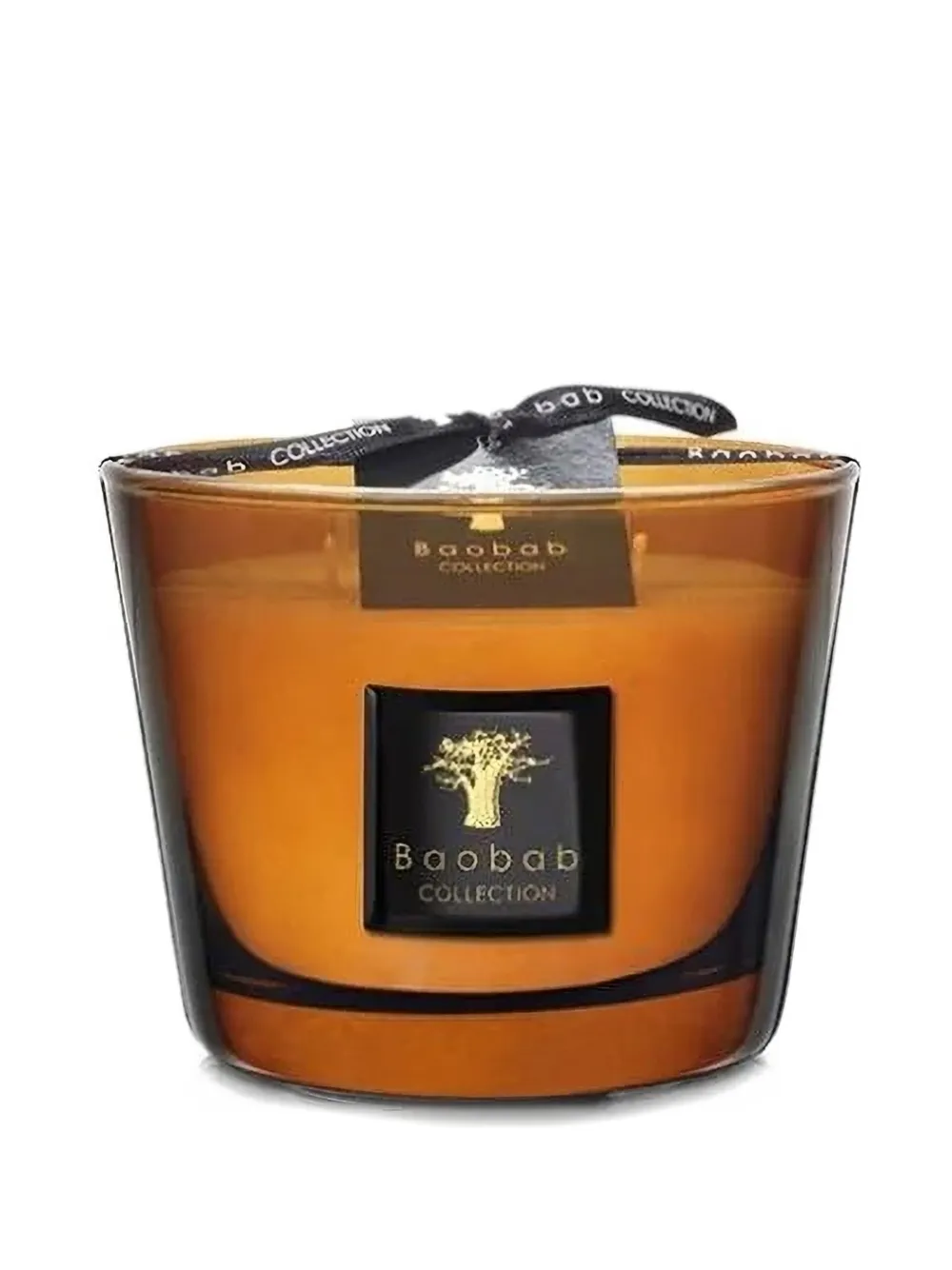 Baobab Collection Max 10 Les Prestigieuses Cuir De Russie candles - Arancione