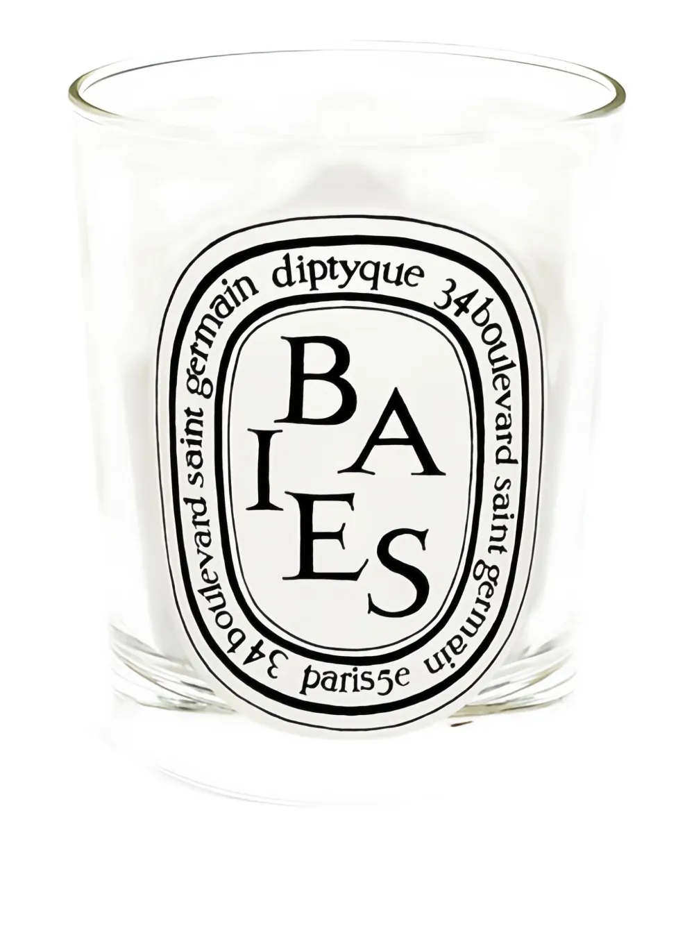 Diptyque Baies classic-model candle (190g) - Wit