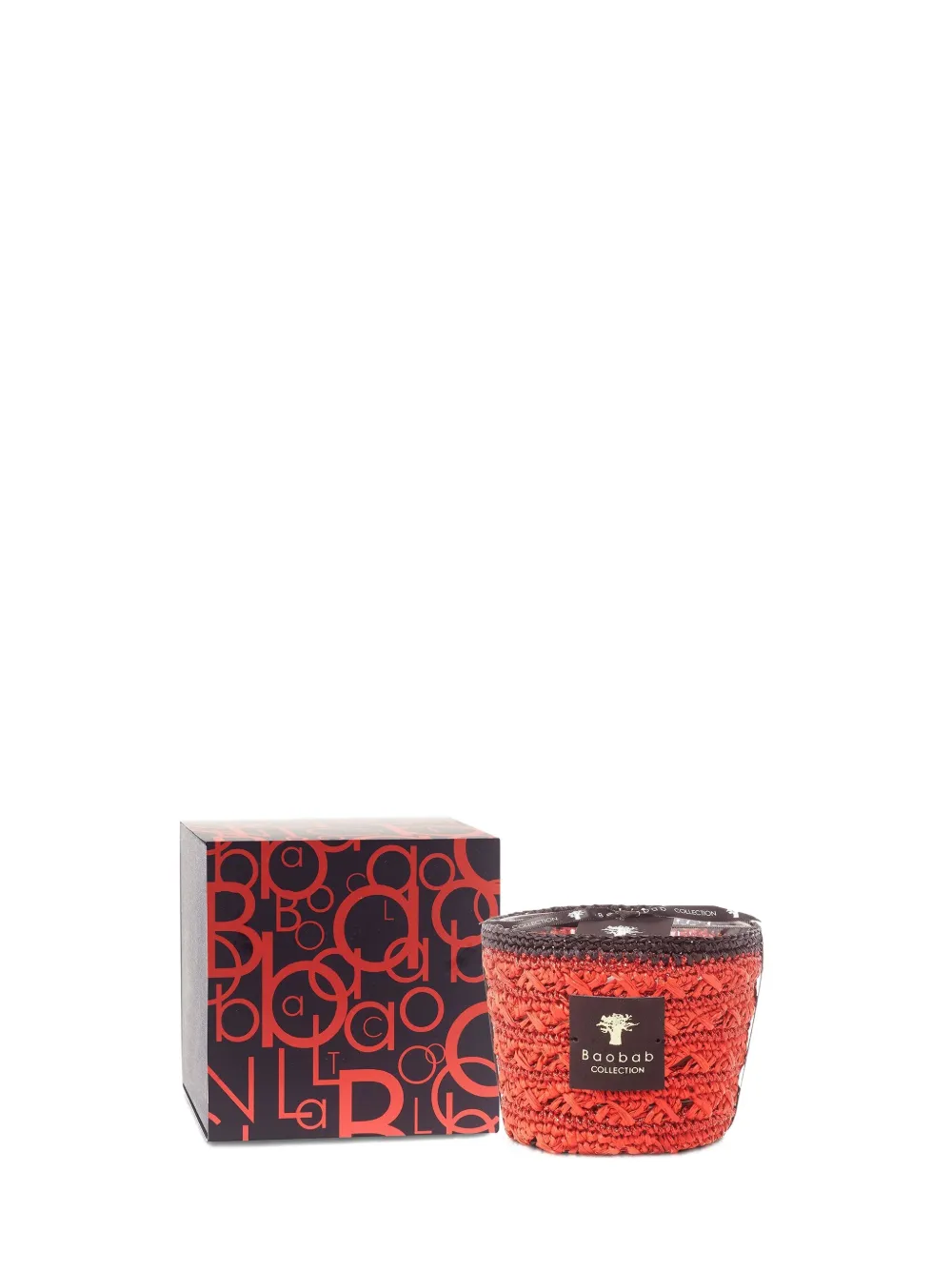 Baobab Collection Foty MAX 10 ogo-detail candle - Rood