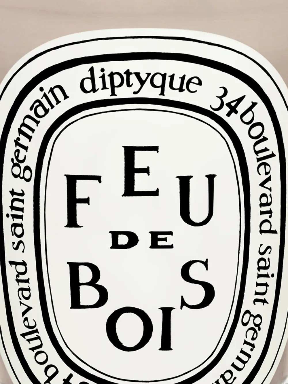 Diptyque Feu Bois Candle - Beige
