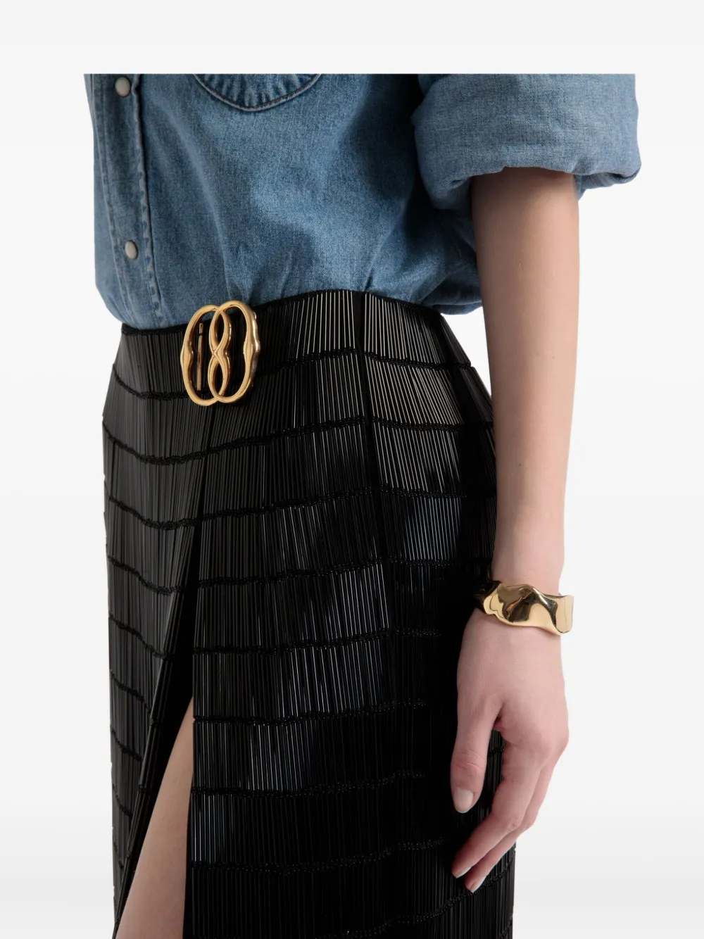 Bally chunky cuff bracelet - Goud