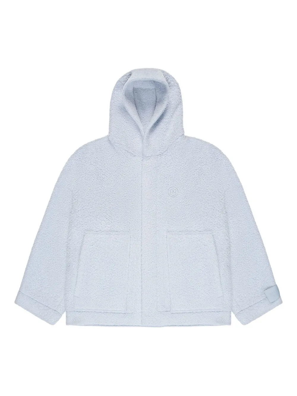 Bally brushed hooded jacket | Blue | Image 1