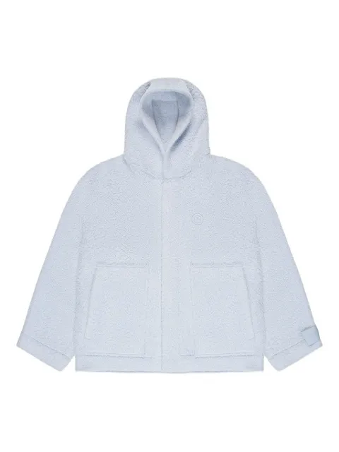 Bally chamarra con capucha y efecto cepillado