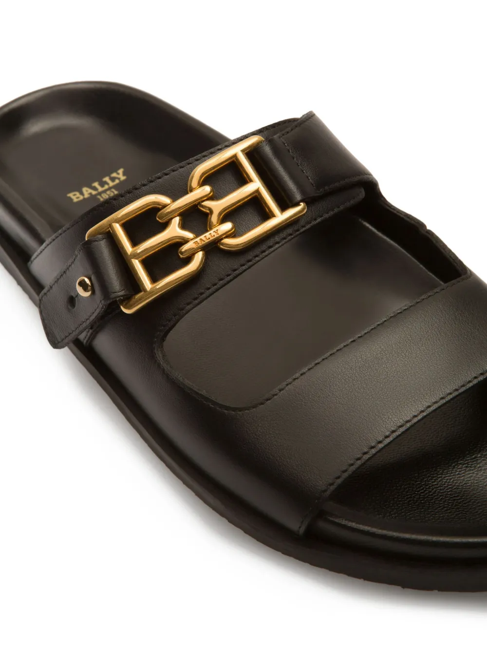 Bally Emma leather sandals Zwart
