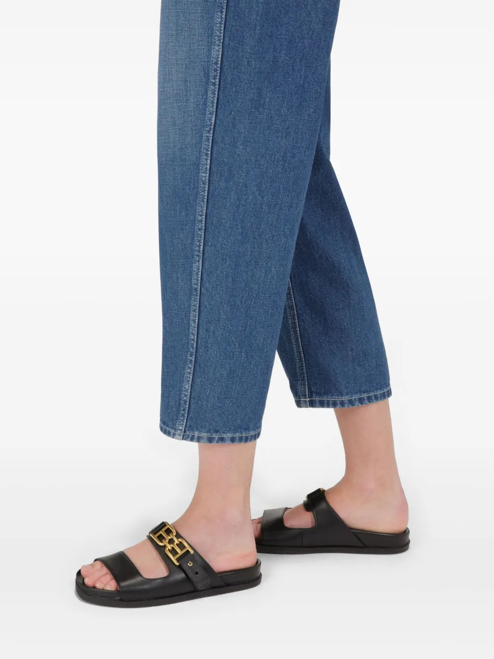 Bally Emma leather sandals Zwart