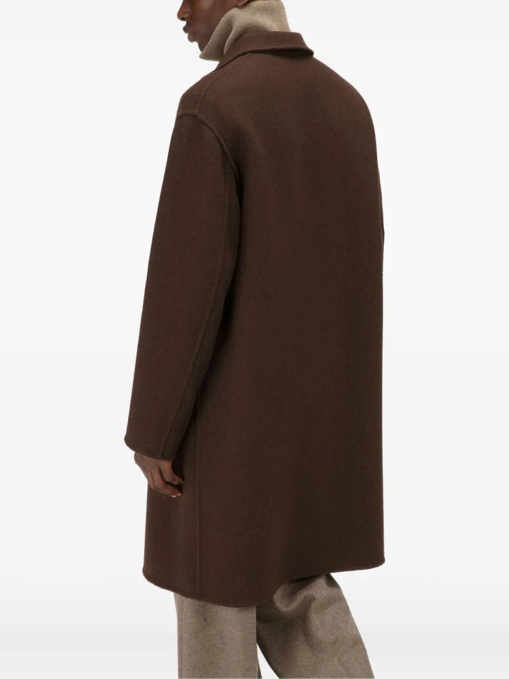 Bally Striped Wool Coat In Multi