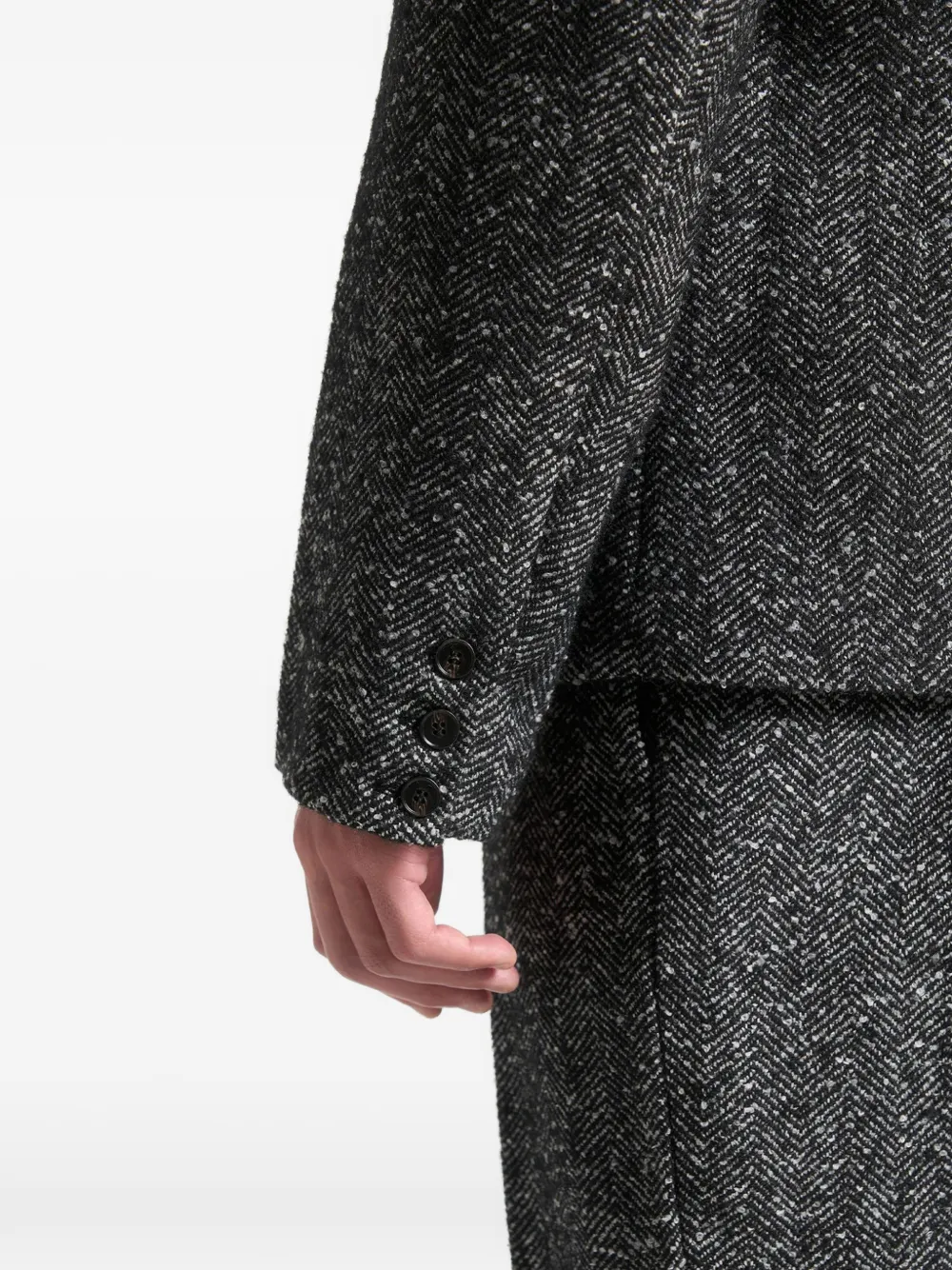 Manière De Voir Didier double-breasted suit Grijs