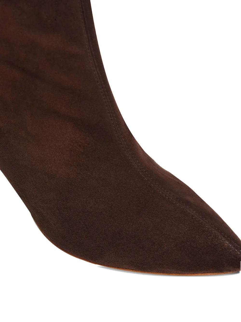 Ginissima 65mm Suede Boots In Brown