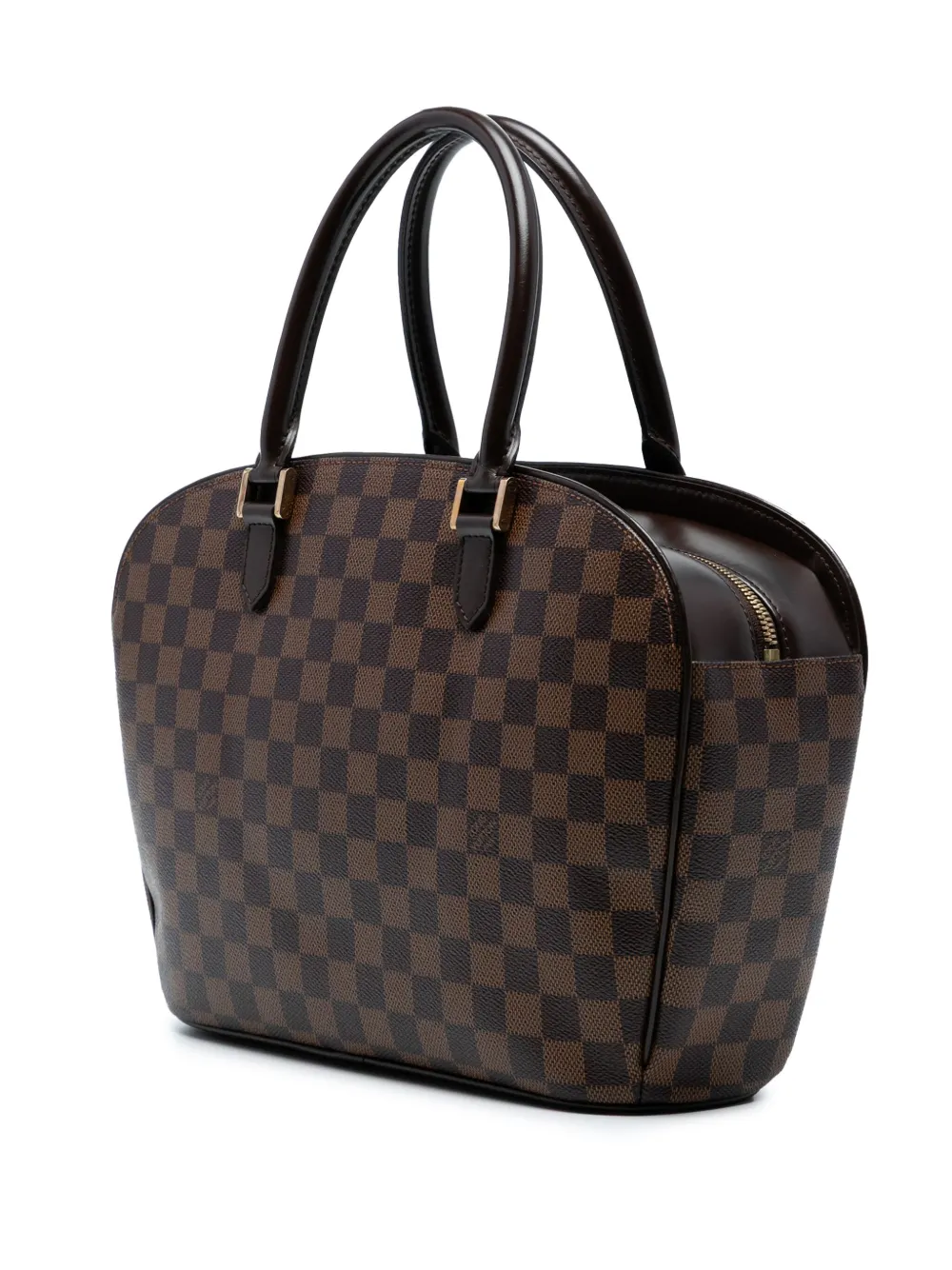 LOUIS VUITTON Pre-owned 2000-2025 Damier Ebene Sarria Horizontal Handbag In Brown