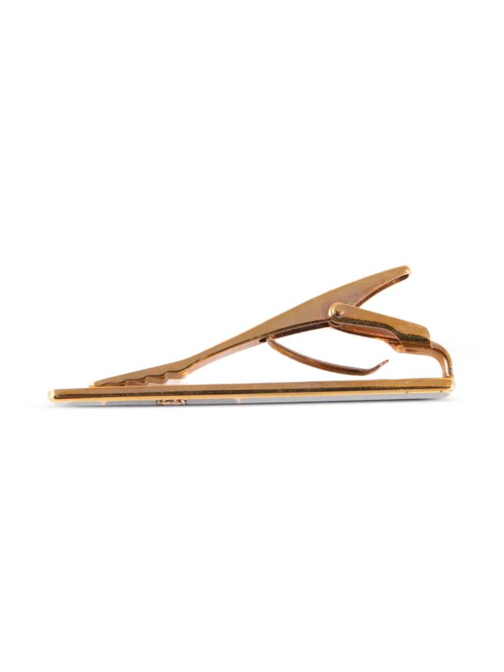  Celine Pre-owned 1990s Triomphe Tie Clip - Gold 