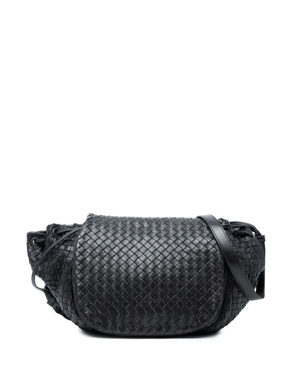 Bottega Veneta Pre-Owned 2012-2025 Nappa Intrecciato Flap crossbody Bottega Veneta Pre-Owned 2012-2025 Nappa Intrecciato Flap crossbody