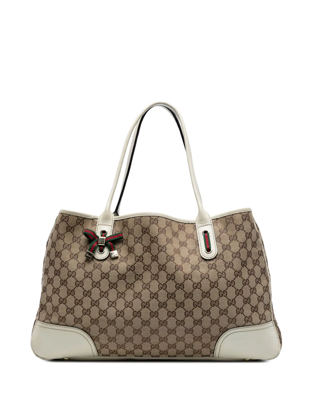 Gucci Pre-Owned 2016-2025 GG Canvas Princy tote bag - ブラウン Gucci Pre-Owned 2016-2025 GG Canvas Princy tote bag - ブラウン