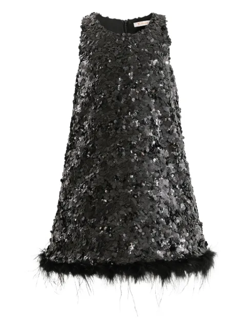 Tulleen sequin dress