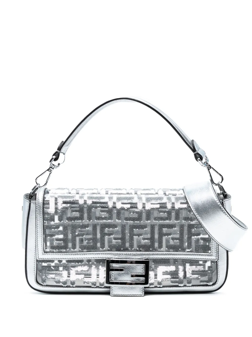 Fendi Pre-Owned 2010-2025 Nicki Minaj Medium Sequined PVC FF 1974 Fendi Pre-Owned 2010-2025 Nicki Minaj Medium Sequined PVC FF 1974