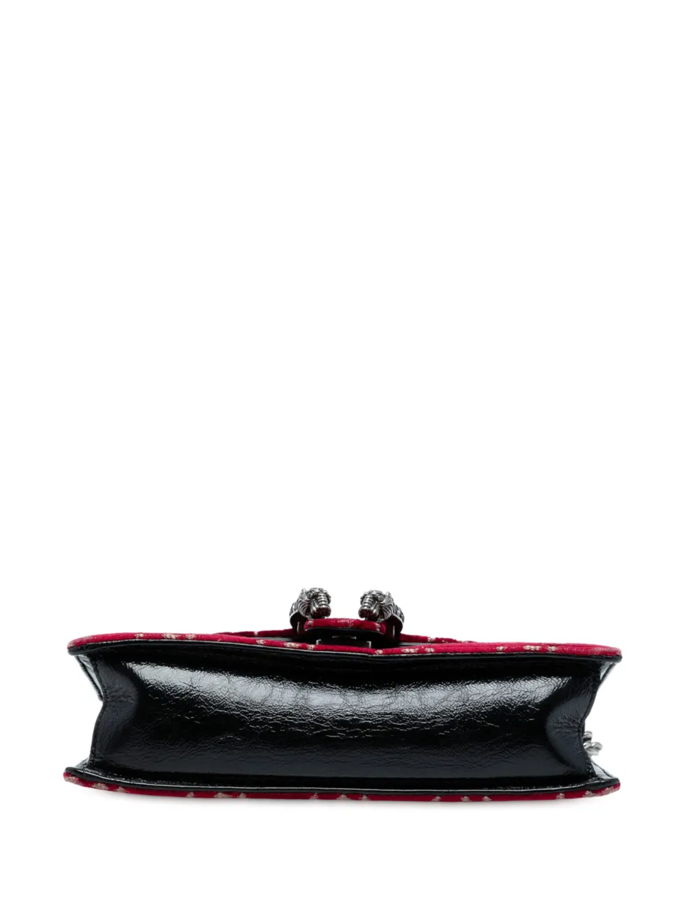 GUCCI Pre-owned 2016-2025 Medium Gg Velvet Dionysus Crossbody Bag In Red