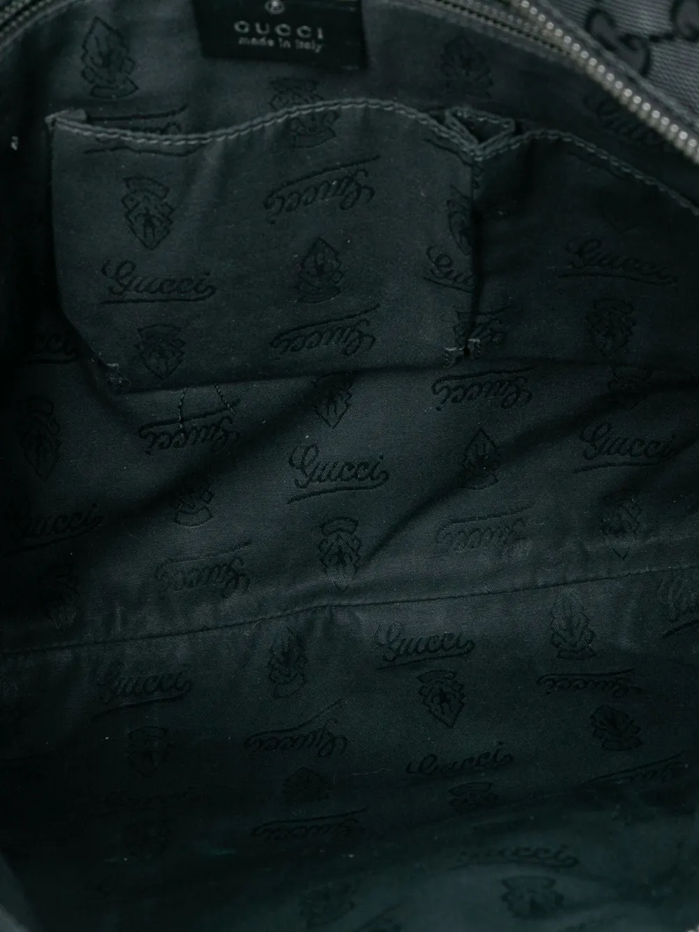 GUCCI Pre-owned 2016-2025 Gg Imprime Web Crossbody Bag In Black