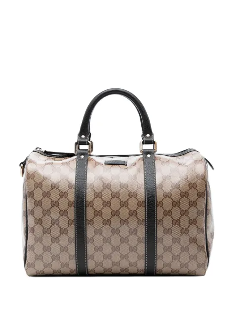 Gucci Pre-Owned 2016-2025 Medium GG Crystal Joy boston bag