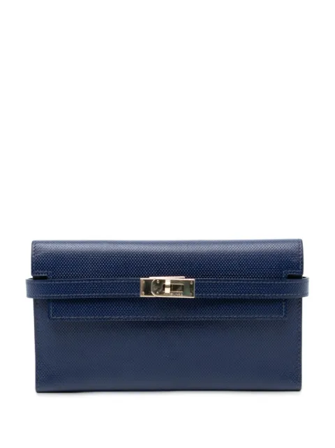 Hermès Pre-Owned 2010-2025 längliches Grain d’H Kelly Longue Portemonnaie aus Leder