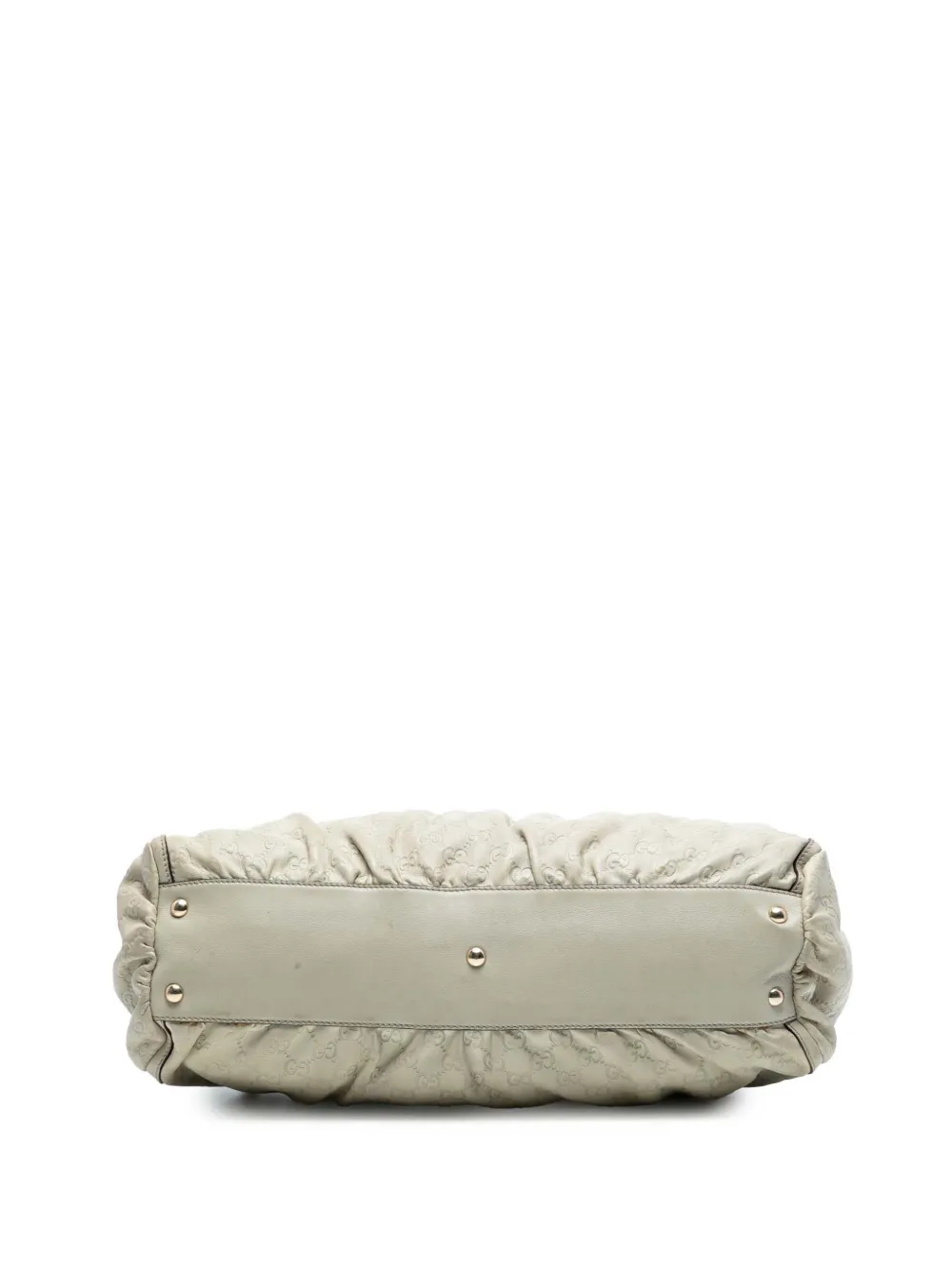 GUCCI Pre-owned 2016-2025 Ssima Abbey D Ring Tote Bag In White