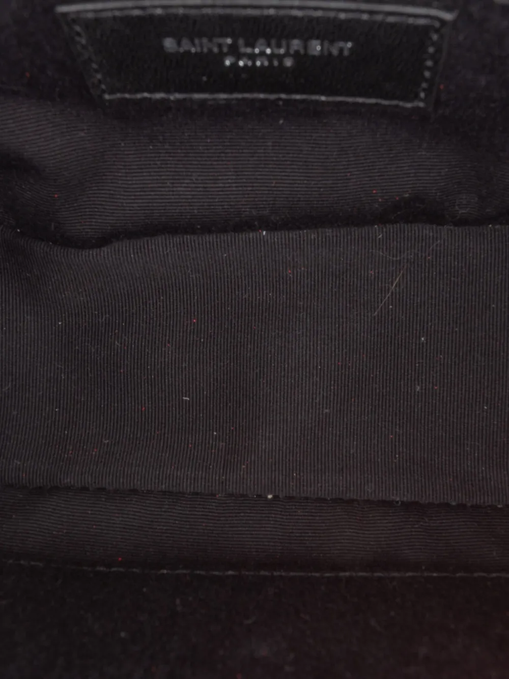 Pre-owned Saint Laurent 2018 Leather Monogram Lou Belt Bag In Red