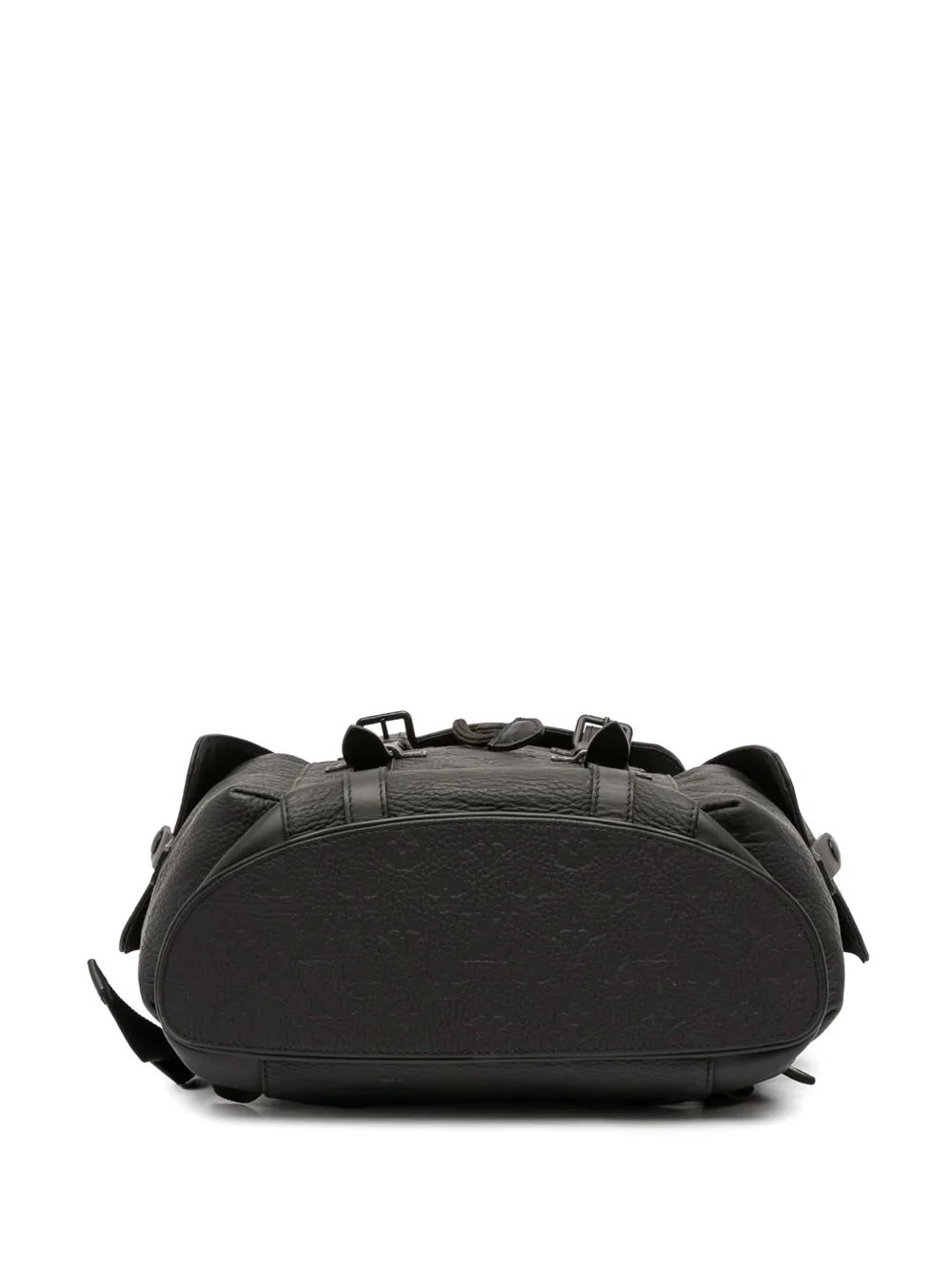 LOUIS VUITTON Pre-owned 2010-2025 Monogram Empreinte Christopher Pm Backpack In Black