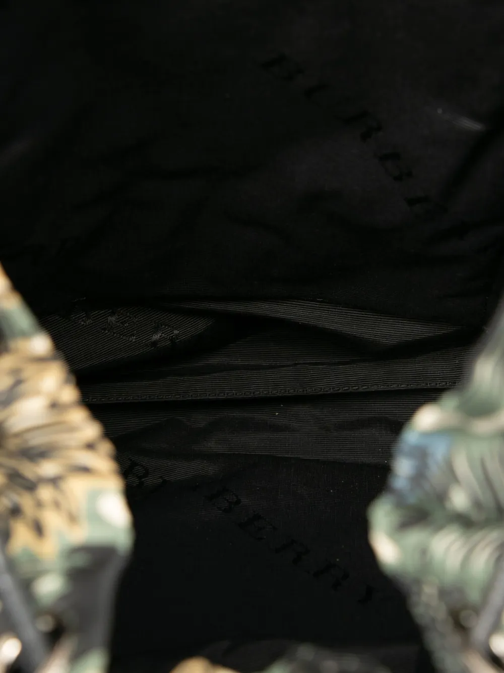 Pre-owned Burberry 2000-2017 Nylon Graffiti Rucksack Backpack In Green