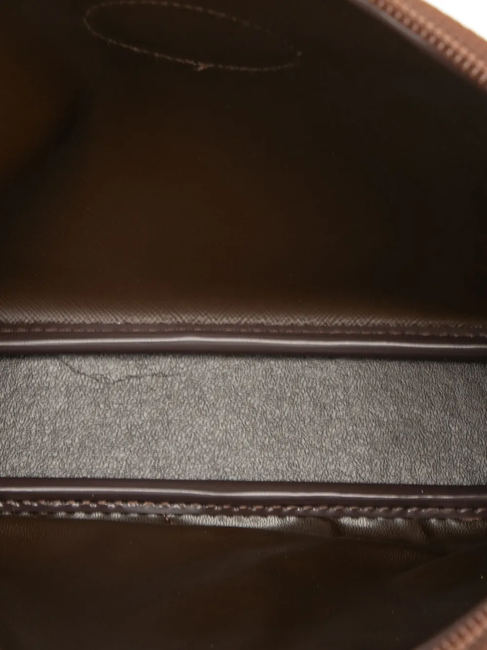 Pre-owned Burberry 20th Century Vintage Check Canvas Clutch Bag In Brown