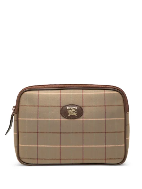 Burberry Pre-Owned 20th Century Vintage Check Canvas clutch bag
