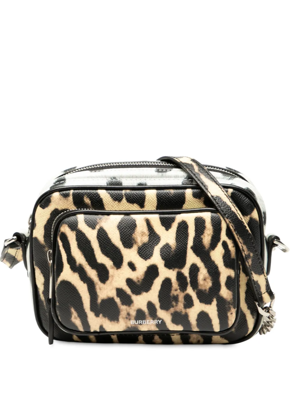 Burberry Pre-Owned 2000-2017 Leopard Printed Leather Camera Bag Burberry Pre-Owned 2000-2017 Leopard Printed Leather Camera Bag